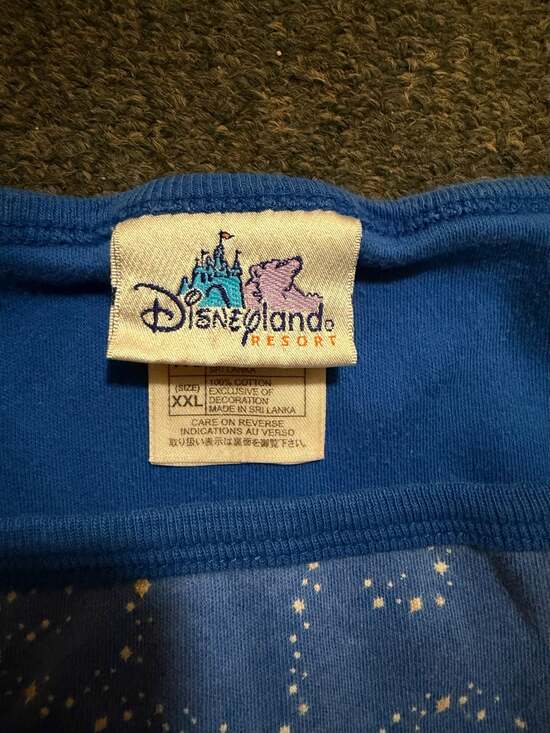 Disneyland Anniversary 50 HAPPIEST HOMECOMING ON EARTH Blue Tank Top Wm's L NWT - Picture 5 of 6
